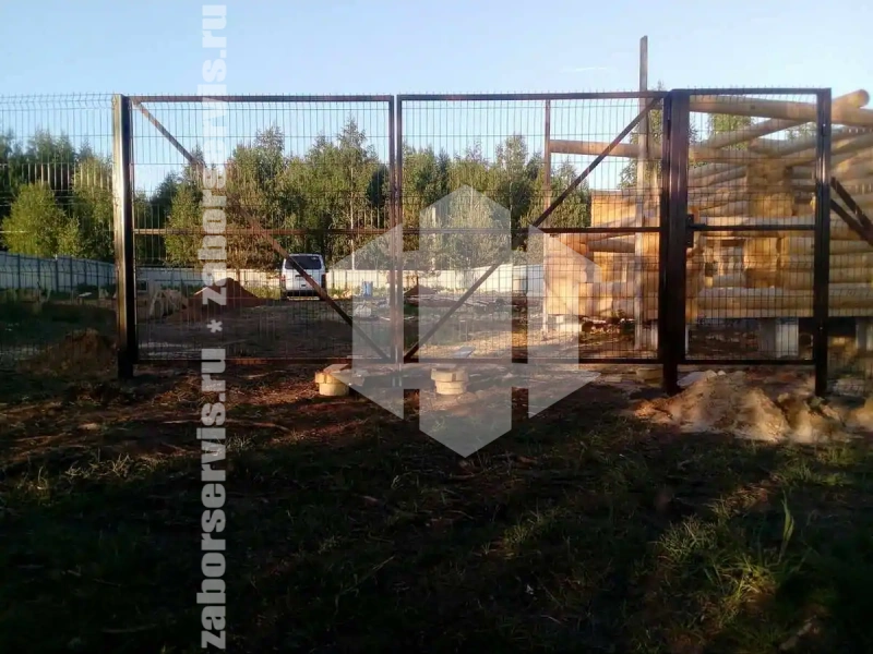 Забор из сварной сетки 60 метров