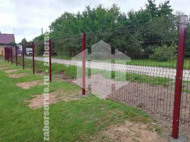 3D забор 45 метров высота 1,8м 6мм