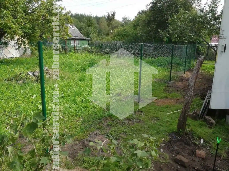 Забор из сетки рабицы с проволокой 44 метра