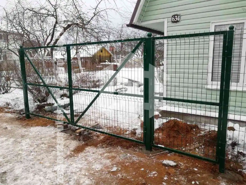 Забор из сетки гиттер 95 метров